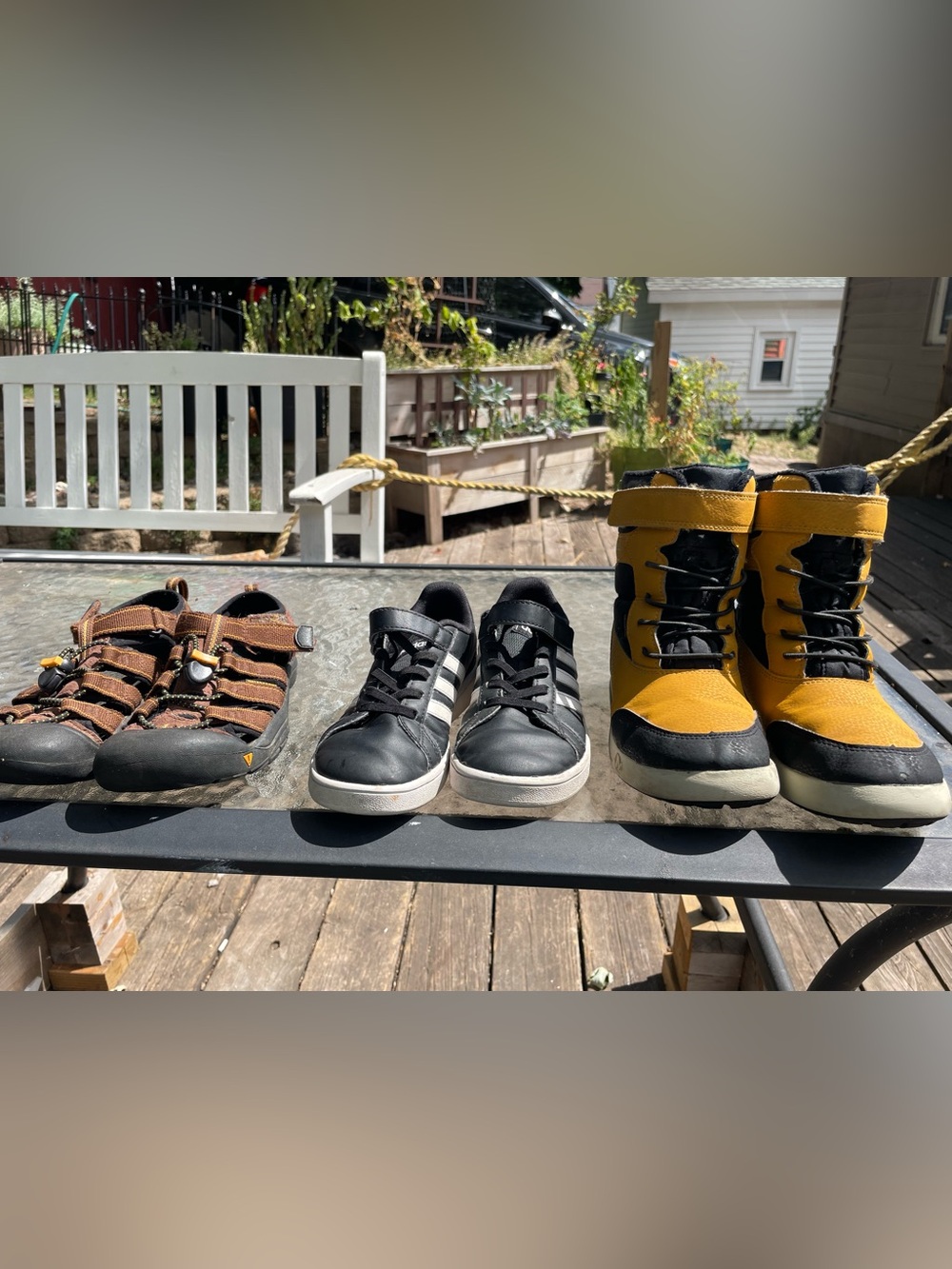 Kids boys lot of footwear. Size 1 and 2.